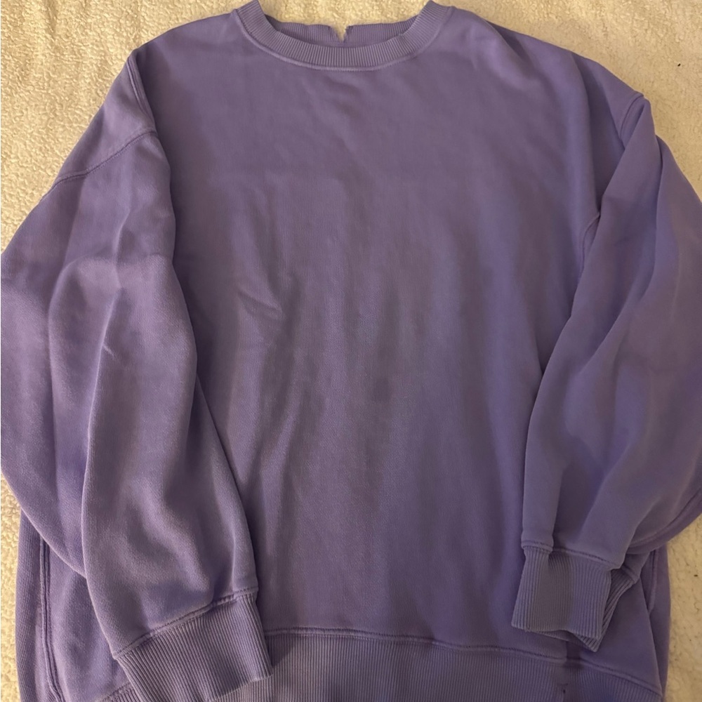 Aerie Lavender Crewneck Sweater